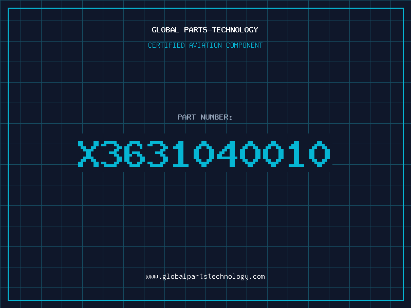 Aviation Part X3631040010