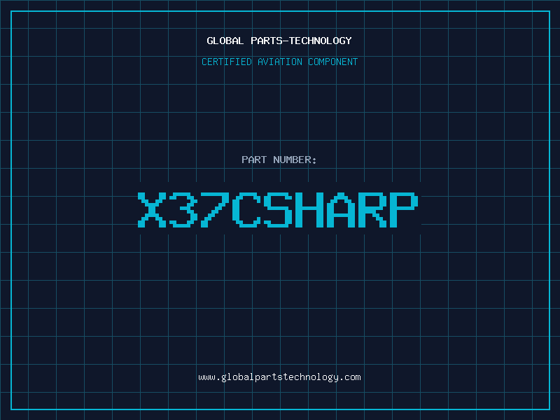 Aviation Part X37CSHARP