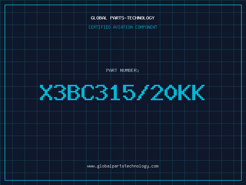 Aviation Part X3BC315/20KK