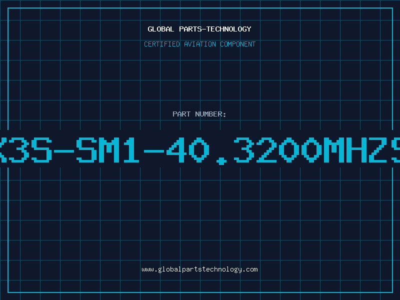 Aviation Part X3S-SM1-40.3200MHZS