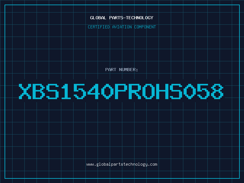 Aviation Part XBS1540PRoHS058