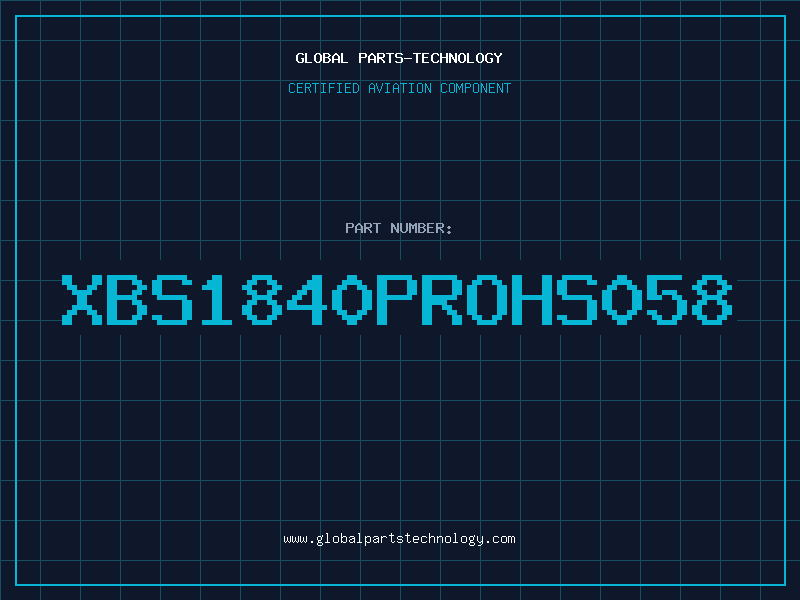 Aviation Part XBS1840PRoHS058