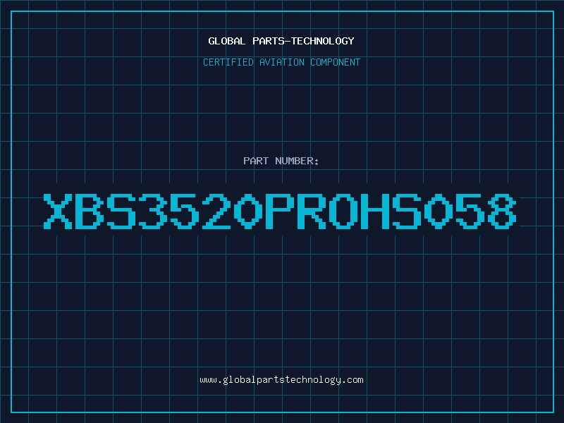 Aviation Part XBS3520PRoHS058