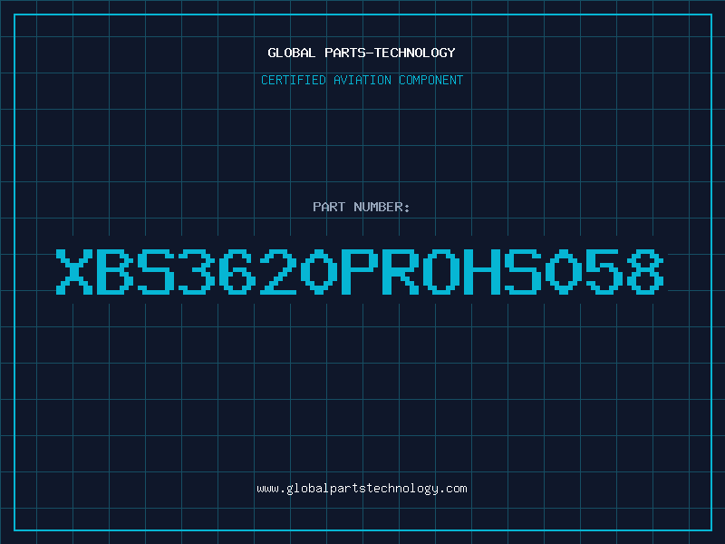 Aviation Part XBS3620PRoHS058