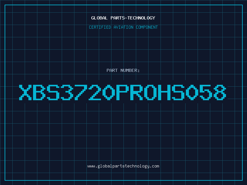 Aviation Part XBS3720PRoHS058