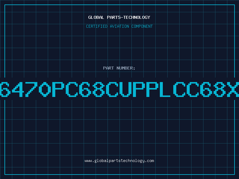 Aviation Part XC206470PC68CUPPLCC68XIL92