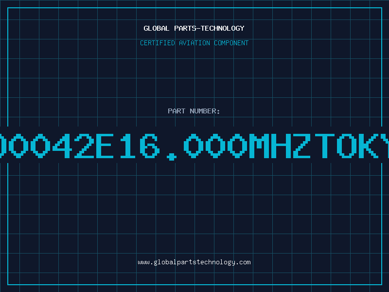 Aviation Part XD0042E16.000MHZTOKYO