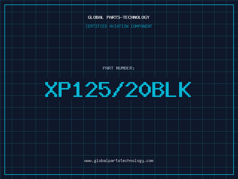 Aviation Part XP125/20BLK