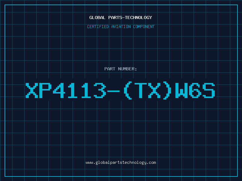 Aviation Part XP4113-(TX)W6S
