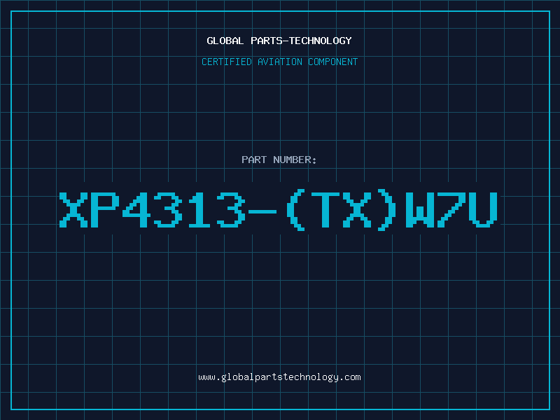 Aviation Part XP4313-(TX)W7U