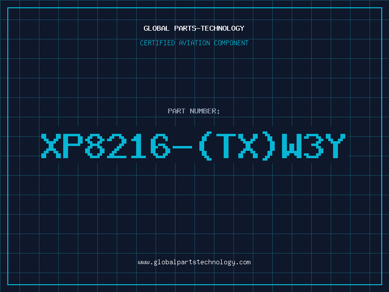 Aviation Part XP8216-(TX)W3Y