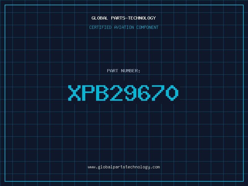 Aviation Part XPB29670
