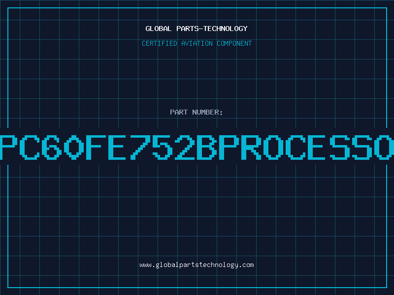Aviation Part XPC60FE752BPROCESSOR