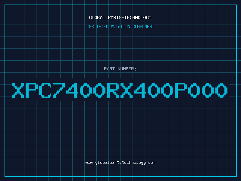 Aviation Part XPC7400RX400P000