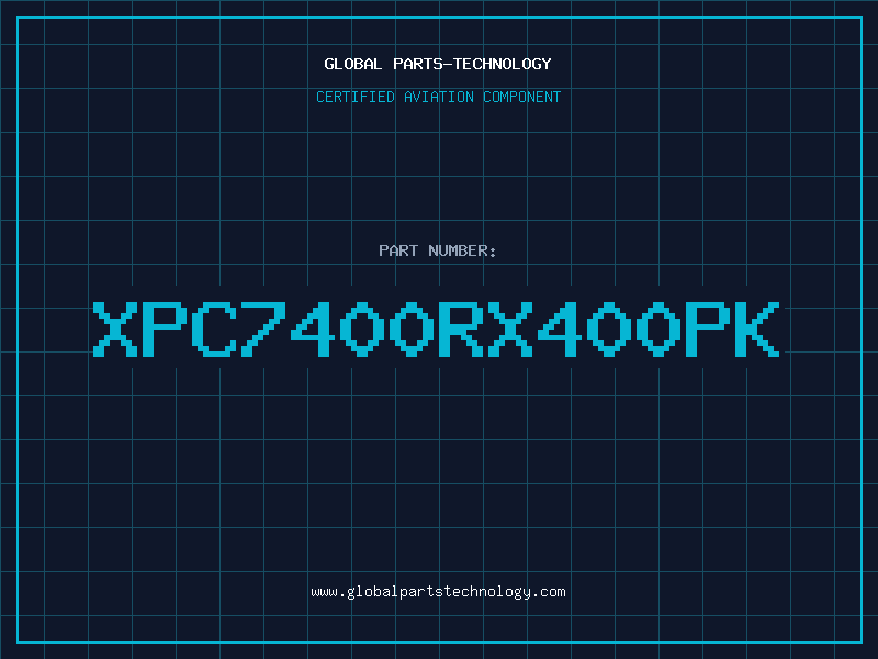Aviation Part XPC7400RX400PK
