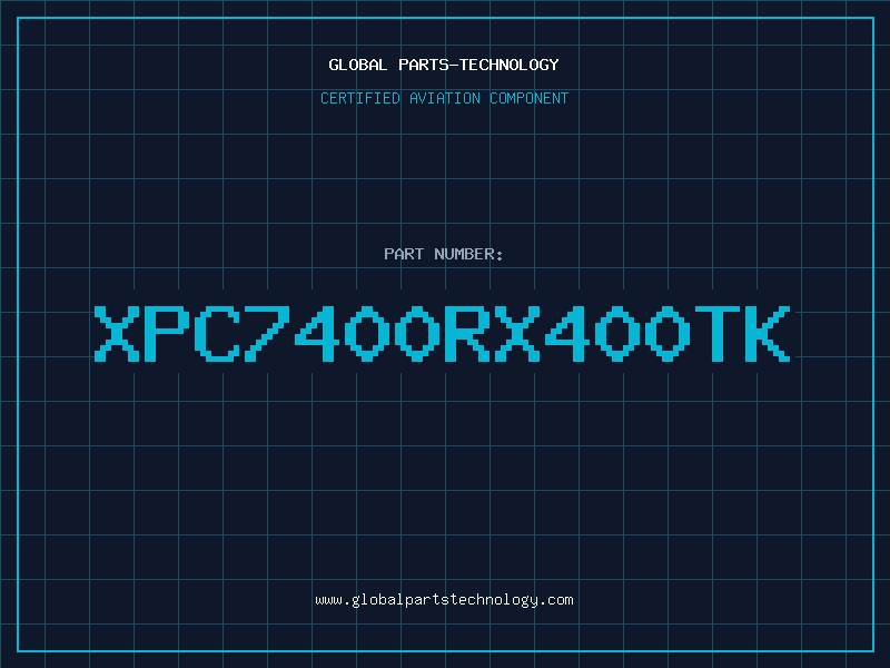 Aviation Part XPC7400RX400TK