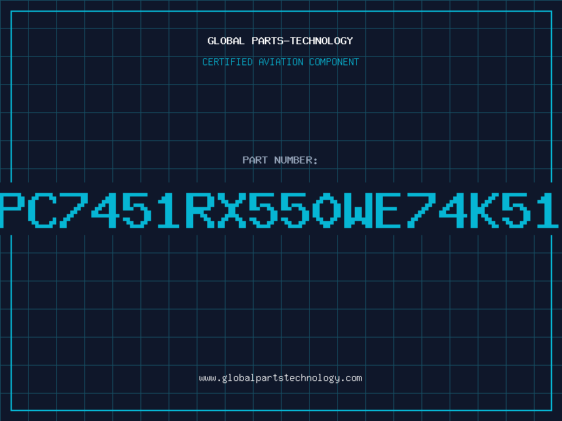 Aviation Part XPC7451RX550WE74K51S