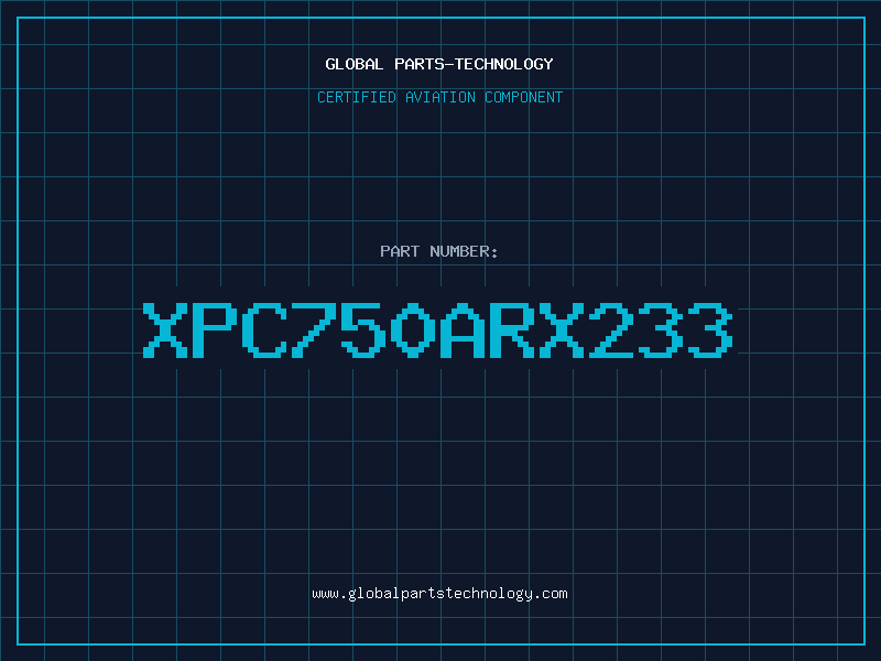 Aviation Part XPC750ARX233