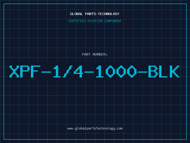 Aviation Part XPF-1/4-1000-BLK