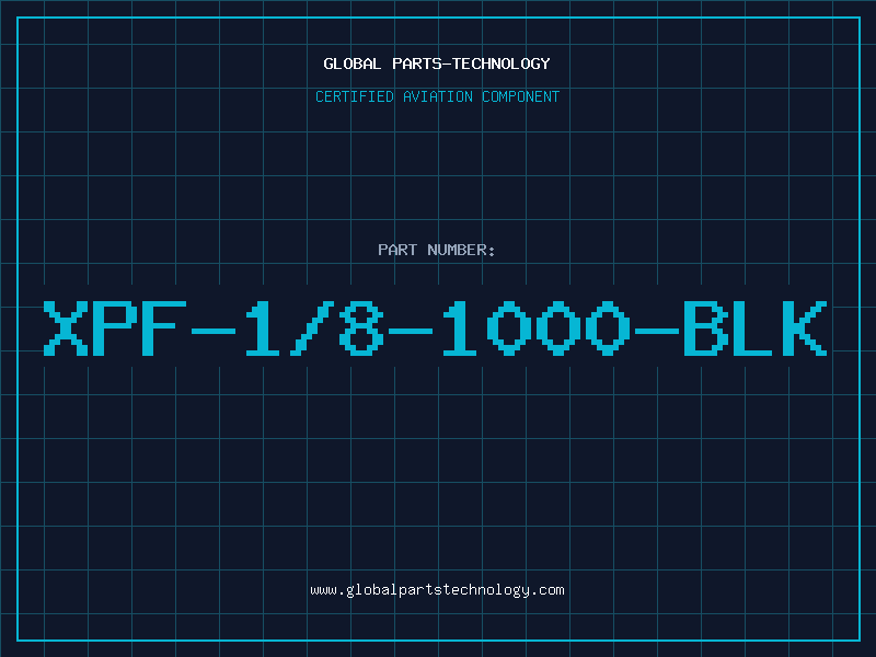 Aviation Part XPF-1/8-1000-BLK