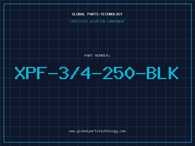 Aviation Part XPF-3/4-250-BLK