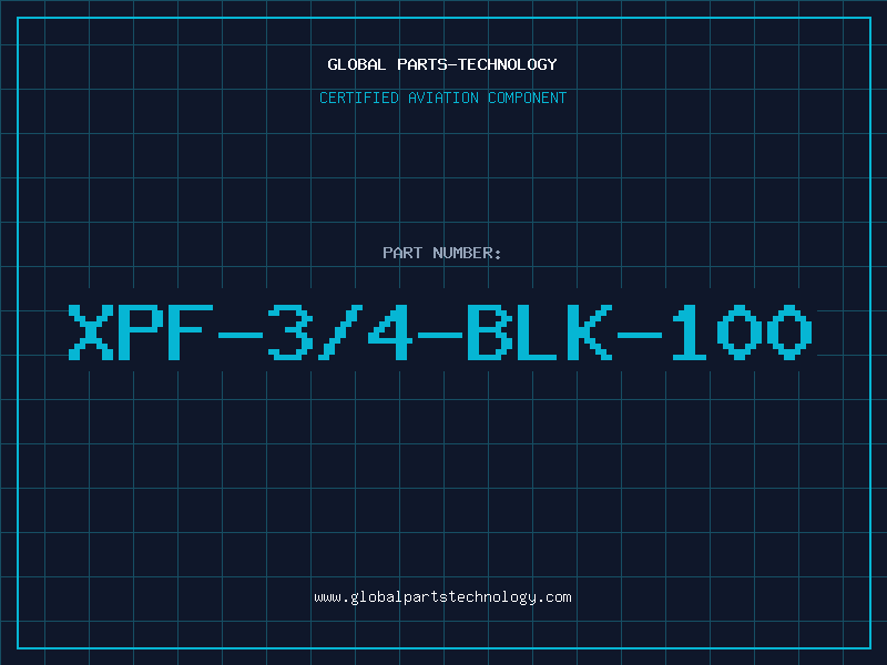 Aviation Part XPF-3/4-BLK-100