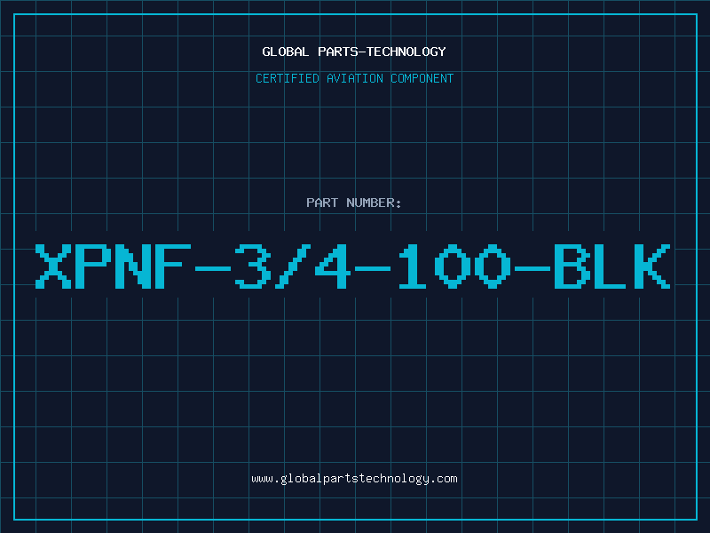 Aviation Part XPNF-3/4-100-BLK
