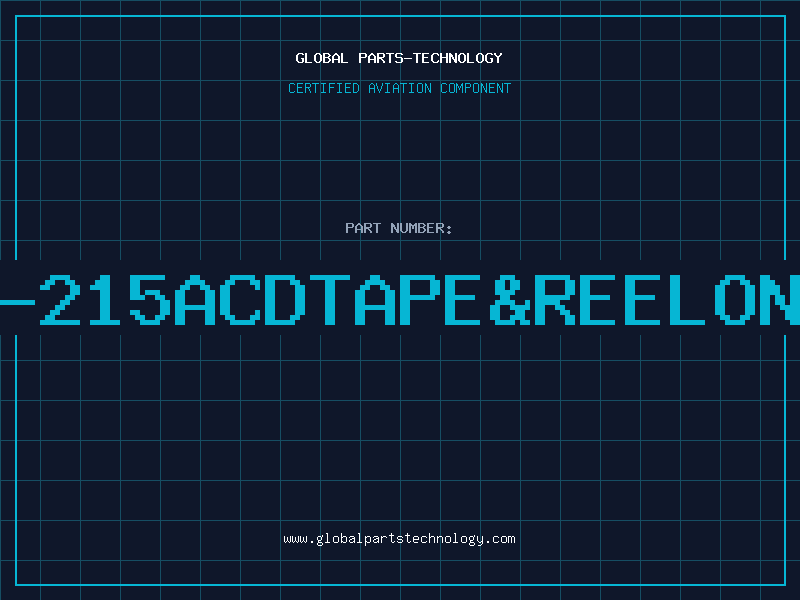 Aviation Part XR-215ACDTAPE&REELONLY