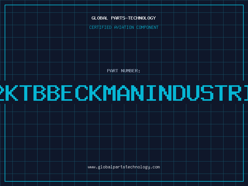 Aviation Part XR2KTBBECKMANINDUSTRIAL