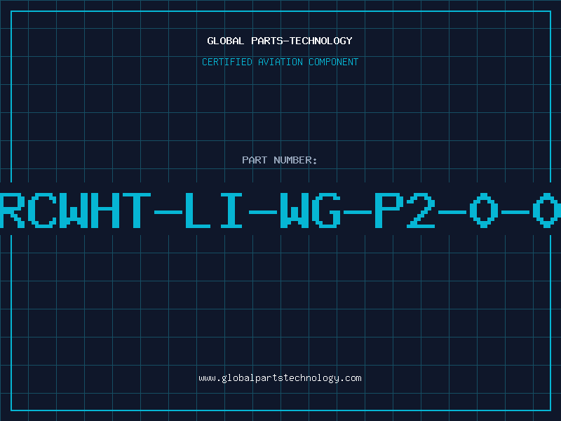 Aviation Part XRCWHT-LI-WG-P2-0-01