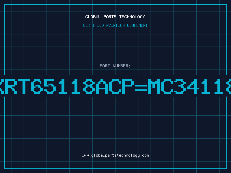 Aviation Part XRT65118ACP=MC34118