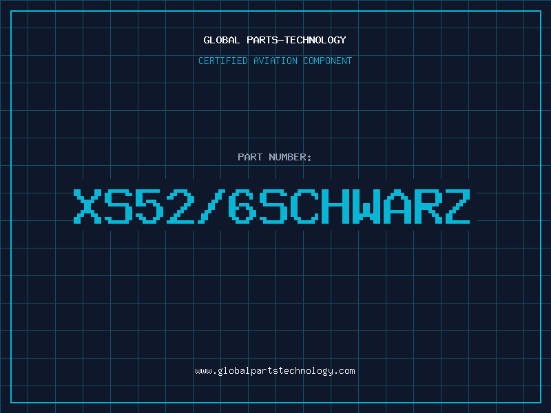 Aviation Part XS52/6SCHWARZ