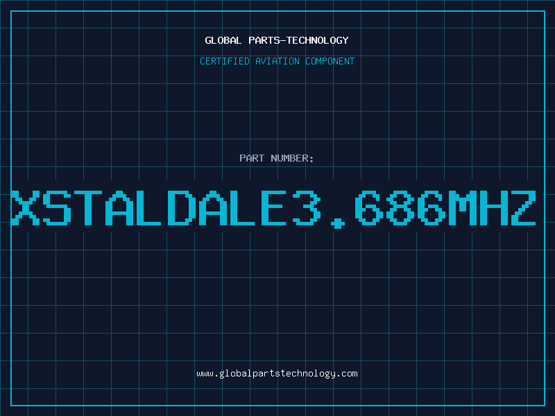 Aviation Part XSTALDALE3.686MHZ
