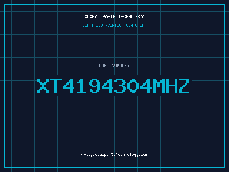 Aviation Part XT4194304MHZ