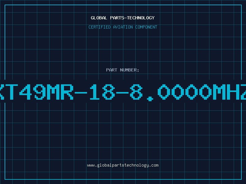 Aviation Part XT49MR-18-8.0000MHZ