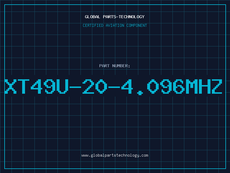 Aviation Part XT49U-20-4.096MHZ