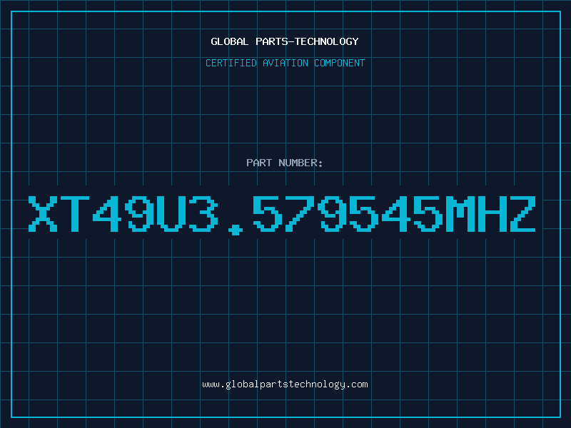Aviation Part XT49U3.579545MHZ