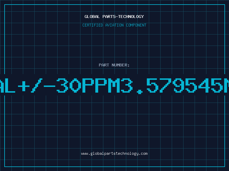 Aviation Part XTAL+/-30ppm3.579545MHz