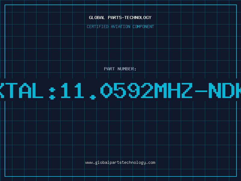 Aviation Part XTAL:11.0592MHz-NDK