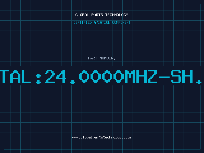 Aviation Part XTAL:24.0000MHz-SH.L
