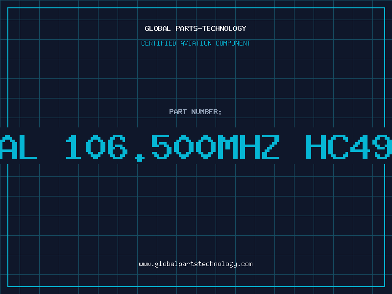 Aviation Part XTAL 106.500MHZ HC49/U