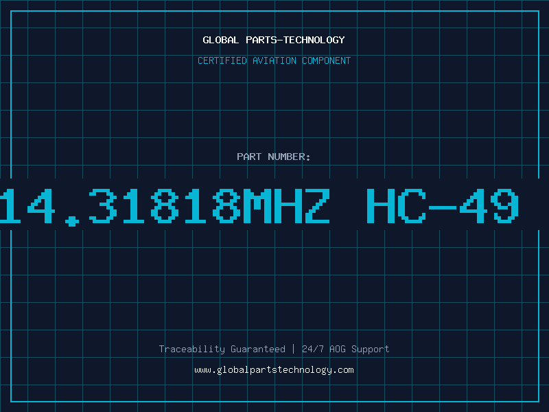 Aviation Part XTAL 14.31818MHZ HC-49 30PPM