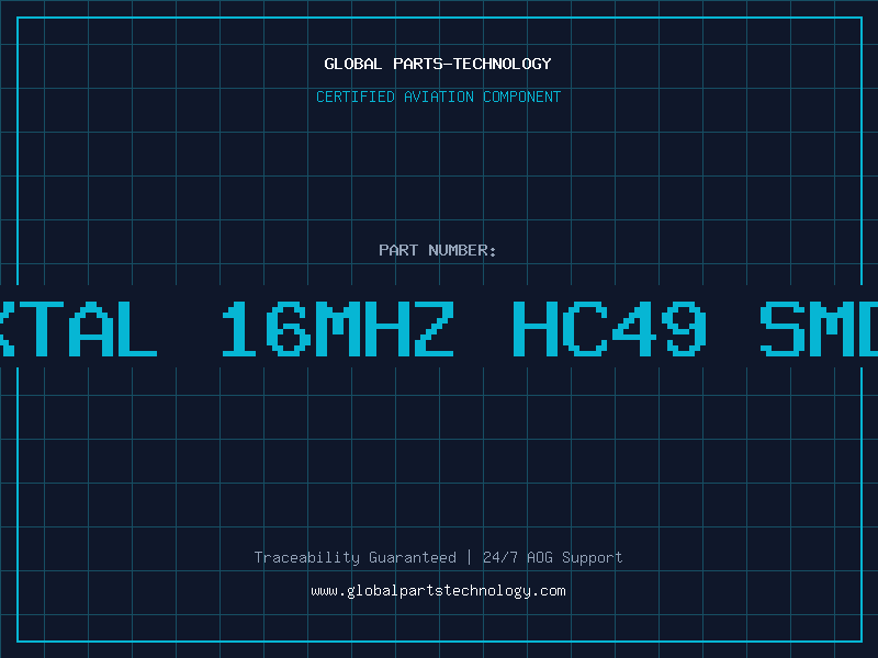 Aviation Part XTAL 16MHZ HC49 SMD