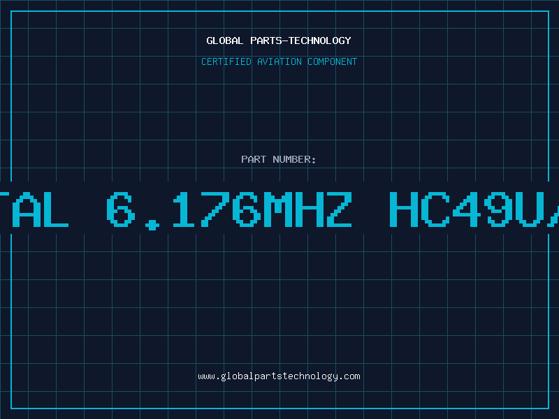 Aviation Part XTAL 6.176MHZ HC49U/U