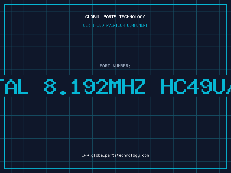 Aviation Part XTAL 8.192MHZ HC49U/U