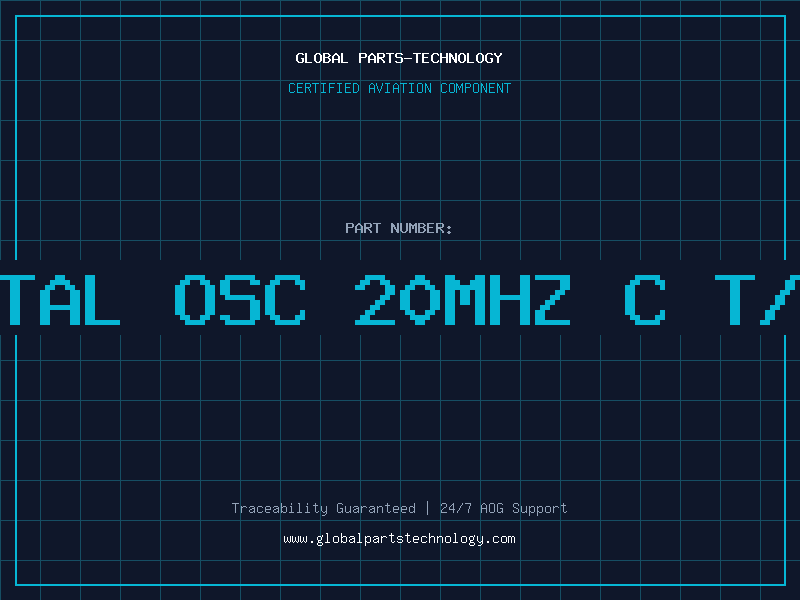 Aviation Part XTAL OSC 20MHZ C T/R