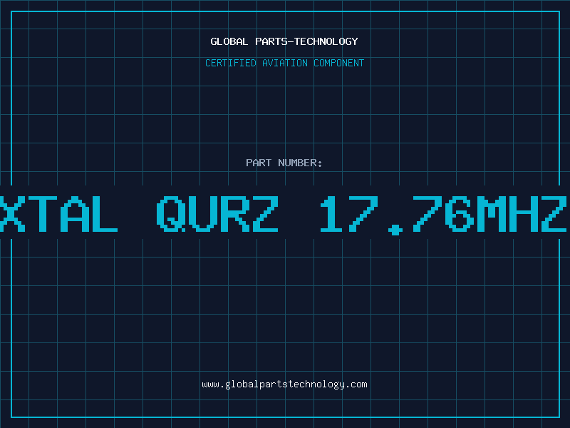 Aviation Part XTAL QURZ 17.76MHZ