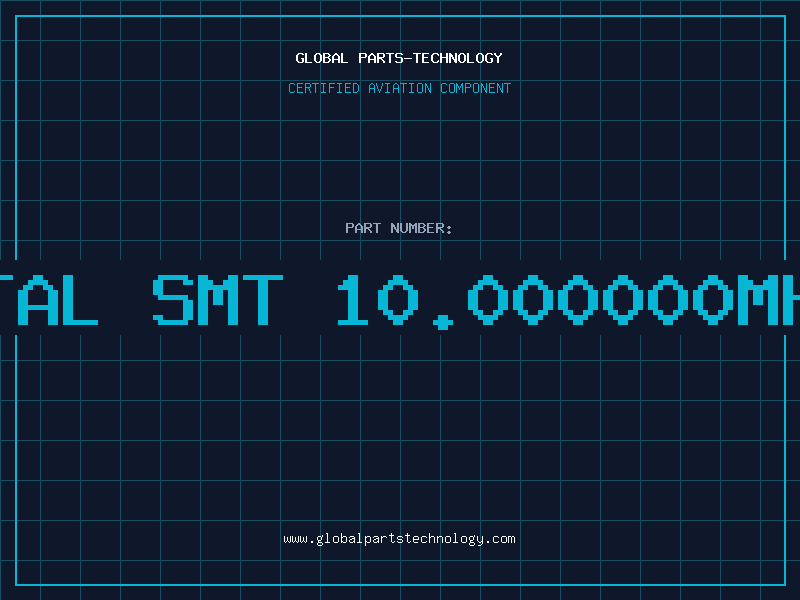 Aviation Part XTAL SMT 10.000000MHZ