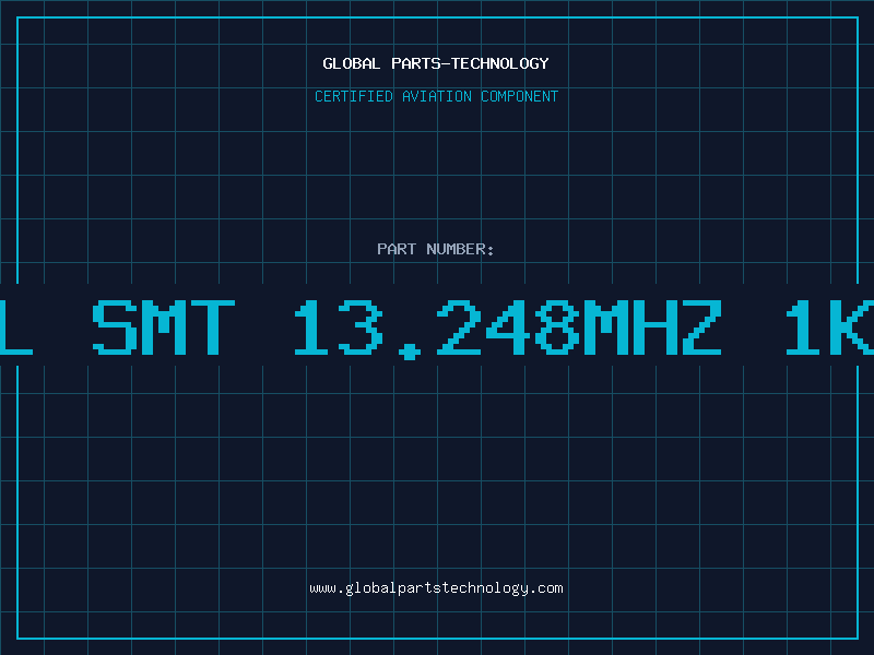 Aviation Part XTAL SMT 13.248MHZ 1K/RL