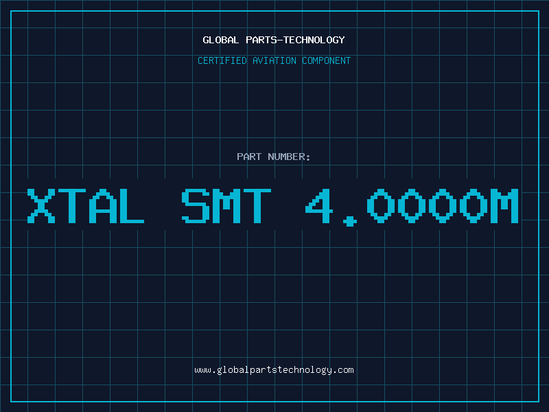 Aviation Part XTAL SMT 4.0000M